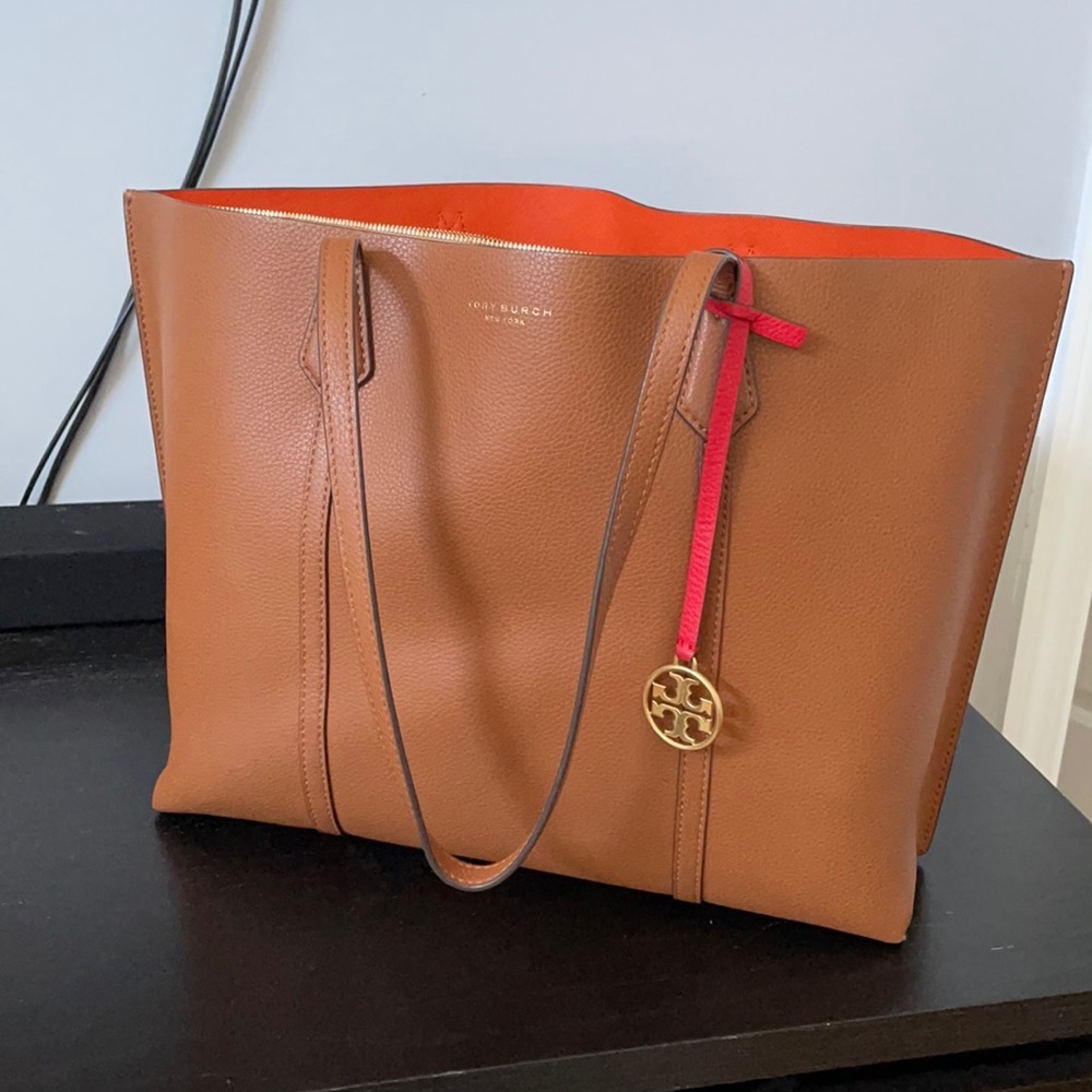 TORY BURCH PERRY TRIPLE-COMPARTMENT TOTE BAG